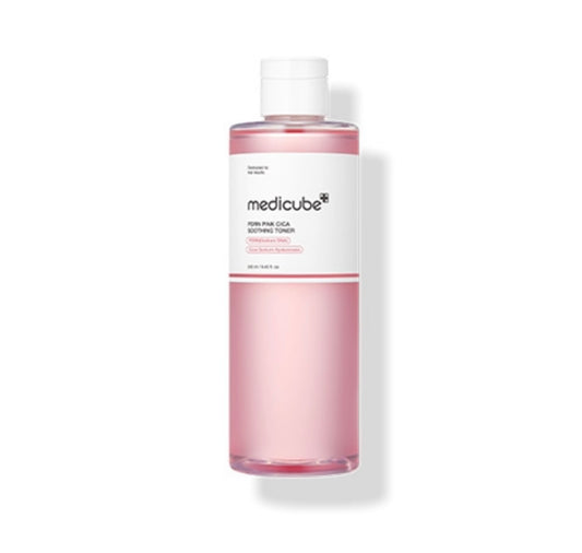 Medicube PDRN Pink Cica Soothing Toner - 250ml | Discover skin care, face cream, lip gloss, sunscreen, and korean skin care products at Sapphire Beauty Booth— a trusted cosmetic shop near me and makeup store near me.