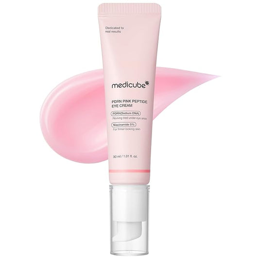 Medicube PDRN Pink Eye Serum - 30ml | Discover skin care, face cream, lip gloss, sunscreen, and korean skin care products at Sapphire Beauty Booth— a trusted cosmetic shop near me and makeup store near me.