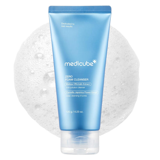 Medicube Zero Foam Cleanser - 120ml | Discover skin care, face cream, lip gloss, sunscreen, and korean skin care products at Sapphire Beauty Booth— a trusted cosmetic shop near me and makeup store near me.