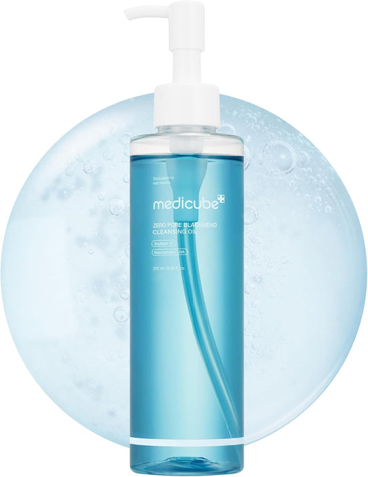 Medicube Zero Pore Blackhead Deep Cleansing Oil - 205ml | Discover skin care, face cream, lip gloss, sunscreen, and korean skin care products at Sapphire Beauty Booth— a trusted cosmetic shop near me and makeup store near me.
