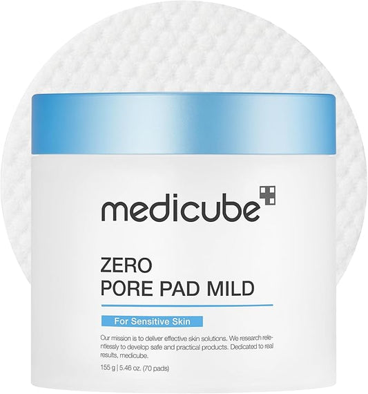Medicube Zero Pore Pads Mild - 70 Pads | Discover skin care, face cream, lip gloss, sunscreen, and korean skin care products at Sapphire Beauty Booth— a trusted cosmetic shop near me and makeup store near me.