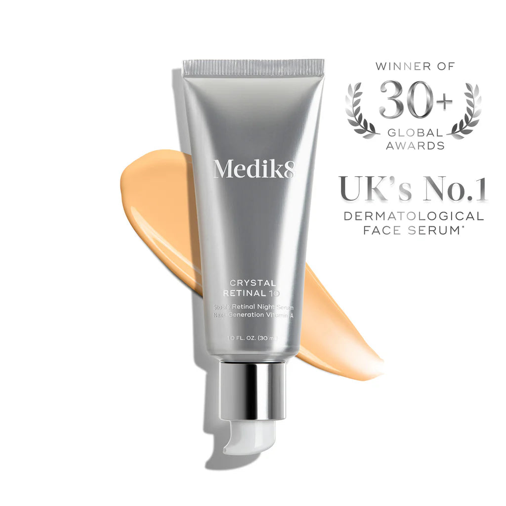 Medik8 Crystal Retinal 10 (Advanced) - 30ml | Discover skin care, face cream, lip gloss, sunscreen, and korean skin care products at Sapphire Beauty Booth— a trusted cosmetic shop near me and makeup store near me.