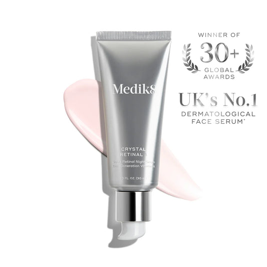 Medik8 Crystal Retinal 1 - 30ml | Discover skin care, face cream, lip gloss, sunscreen, and korean skin care products at Sapphire Beauty Booth— a trusted cosmetic shop near me and makeup store near me.