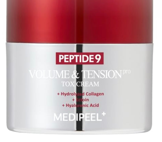 Medipeel Peptide 9 Volume And Tension Tox Cream Pro - 50g | Discover skin care, face cream, lip gloss, sunscreen, and korean skin care products at Sapphire Beauty Booth— a trusted cosmetic shop near me and makeup store near me.
