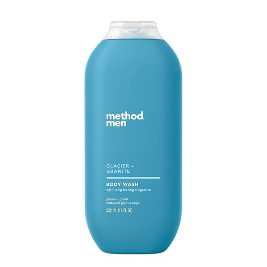 Method Men Body Wash Glacier + Granite - 532 ml | Discover skin care, face cream, lip gloss, sunscreen, and korean skin care products at Sapphire Beauty Booth— a trusted cosmetic shop near me and makeup store near me. | Sapphire Beauty Ghana
