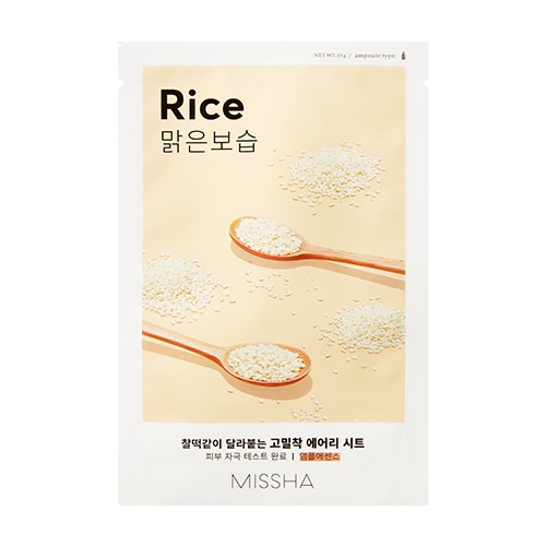 Missha Airy Fit Sheet Mask - 1 mask | Discover skin care, face cream, lip gloss, sunscreen, and korean skin care products at Sapphire Beauty Booth— a trusted cosmetic shop near me and makeup store near me.