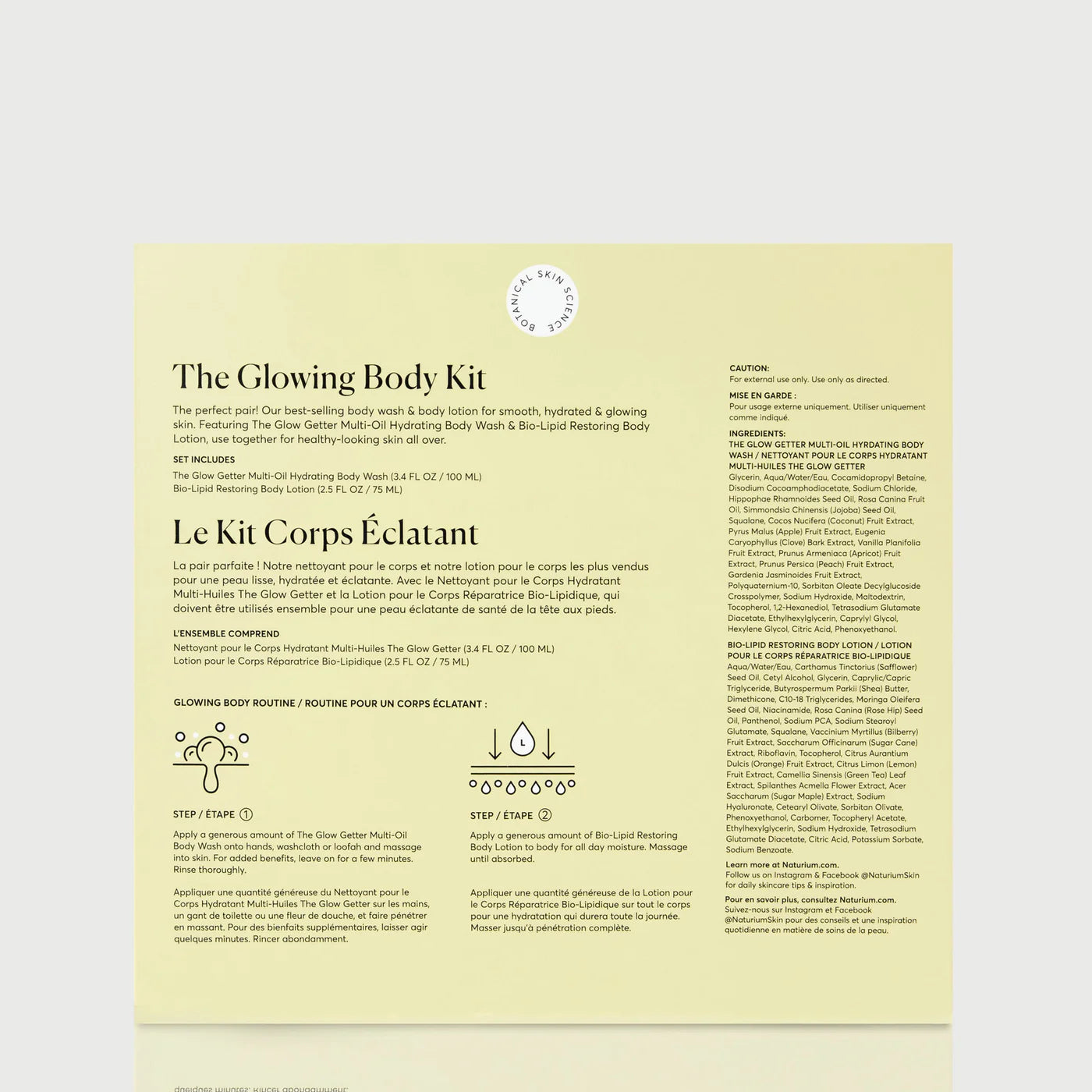 Naturium The Glowing Body Kit