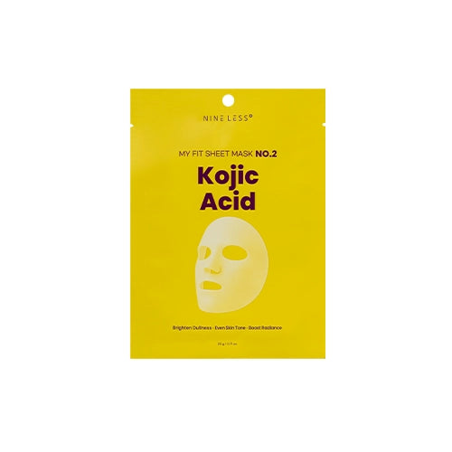 NINELESS My Fit Sheet Mask No.2 Kojic Acid - 1 sheet | Discover skin care, face cream, lip gloss, sunscreen, and korean skin care products at Sapphire Beauty Booth— a trusted cosmetic shop near me and makeup store near me.