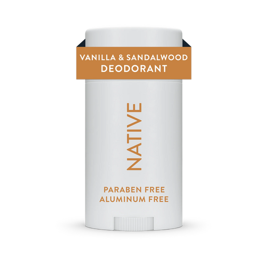 Native Vanilla & Sandalwood Deodorant Stick - 75g | Discover skin care, face cream, lip gloss, sunscreen, and korean skin care products at Sapphire Beauty Booth— a trusted cosmetic shop near me and makeup store near me.