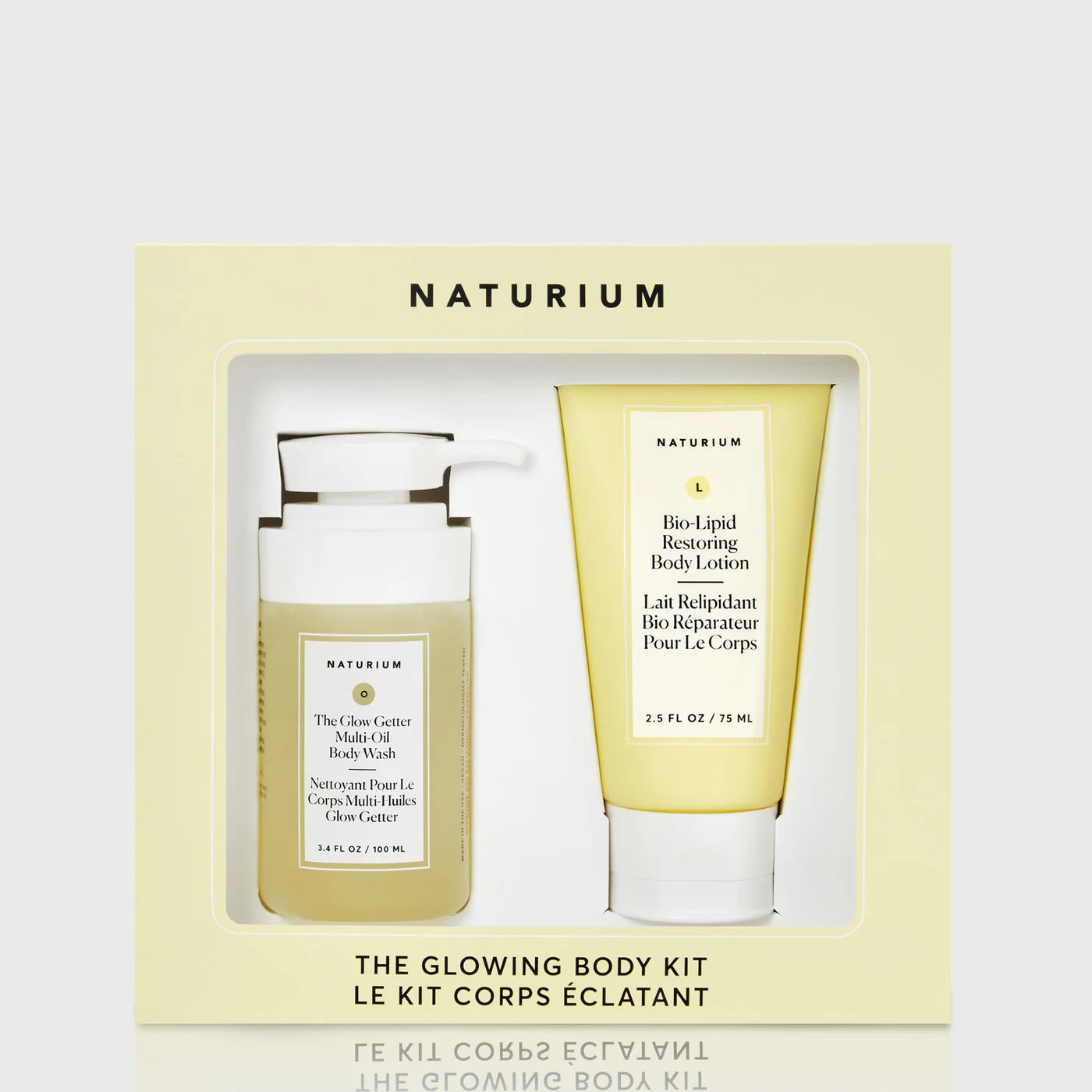 Naturium The Glowing Body Kit | Discover skin care, face cream, lip gloss, sunscreen, and korean skin care products at Sapphire Beauty Booth— a trusted cosmetic shop near me and makeup store near me.