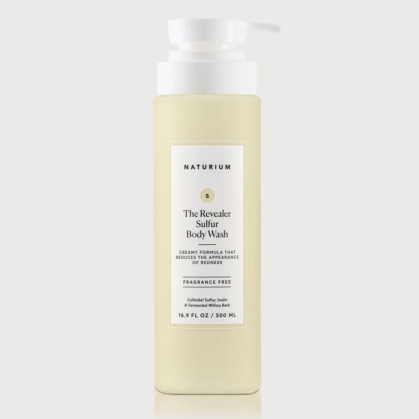 Naturium The Revealer Sulfur Body Wash - 500ml | Discover skin care, face cream, lip gloss, sunscreen, and korean skin care products at Sapphire Beauty Booth— a trusted cosmetic shop near me and makeup store near me. | Sapphire Beauty Ghana
