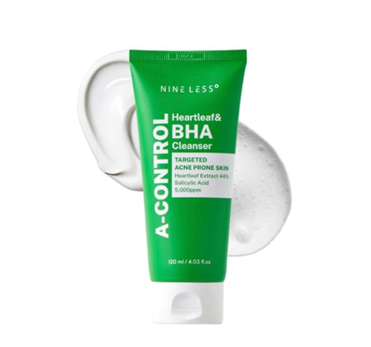 Nineless A-Control Heartleaf & BHA Cleanser - 120ml | Discover skin care, face cream, lip gloss, sunscreen, and korean skin care products at Sapphire Beauty Booth— a trusted cosmetic shop near me and makeup store near me.