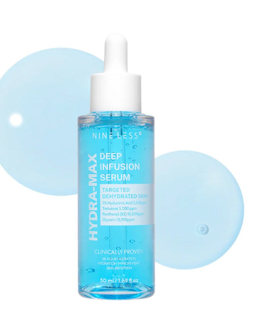 Nineless Hydra-Max Deep Infusion Serum - 50ml | Discover skin care, face cream, lip gloss, sunscreen, and korean skin care products at Sapphire Beauty Booth— a trusted cosmetic shop near me and makeup store near me.