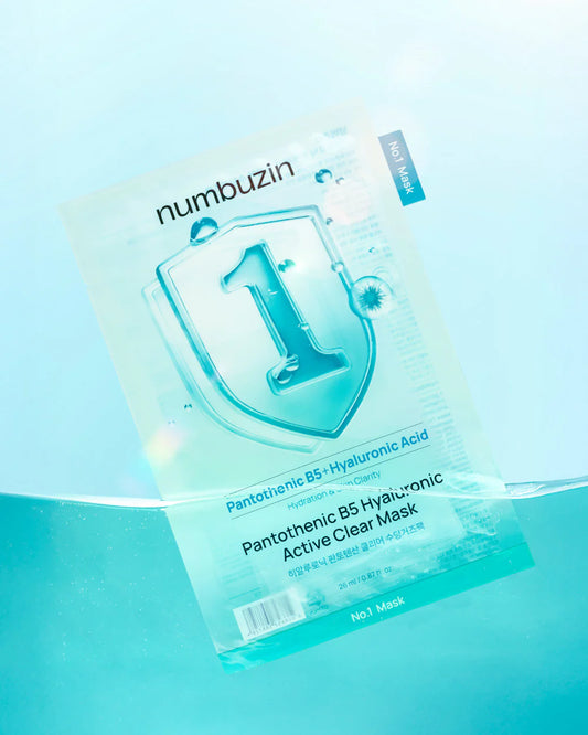 Numbuzin No.1 Pantothenic B5 Hyaluronic Active Clear Mask - 1 each | Discover skin care, face cream, lip gloss, sunscreen, and korean skin care products at Sapphire Beauty Booth— a trusted cosmetic shop near me and makeup store near me.