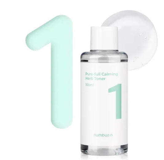 Numbuzin No.1 Pure-full Calming Herb Toner - 100ml | Discover skin care, face cream, lip gloss, sunscreen, and korean skin care products at Sapphire Beauty Booth— a trusted cosmetic shop near me and makeup store near me.