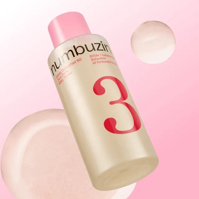 Numbuzin No.3 Bifida Bakuchiol 50 Zero Pore Milky Toner - 200ml | Discover skin care, face cream, lip gloss, sunscreen, and korean skin care products at Sapphire Beauty Booth— a trusted cosmetic shop near me and makeup store near me. | Sapphire Beauty Ghana | Same Day Delivery Available