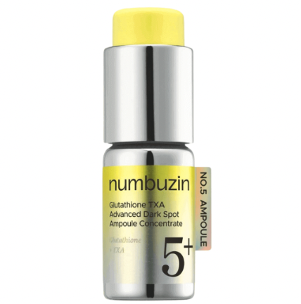 Numbuzin No.5 Glutathione TXA Advanced Dark Spot Ampoule Concentrate - 10.7g | Discover skin care, face cream, lip gloss, sunscreen, and korean skin care products at Sapphire Beauty Booth— a trusted cosmetic shop near me and makeup store near me. | Sapphire Beauty Ghana | Same Day Delivery Available
