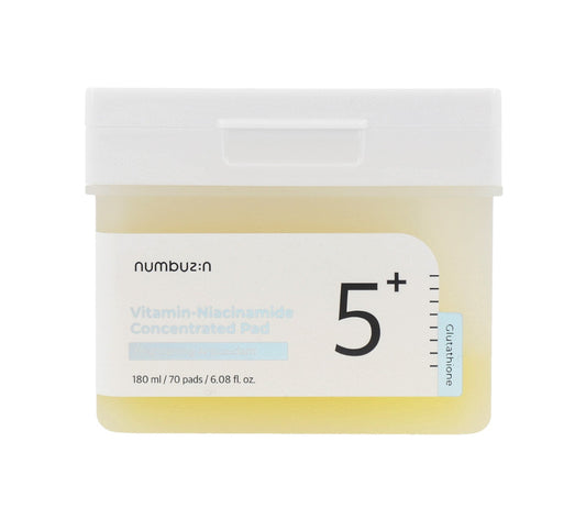 Numbuzin No.5 Vitamin Niacinamide Concentrated Pad - 70pads | Discover skin care, face cream, lip gloss, sunscreen, and korean skin care products at Sapphire Beauty Booth— a trusted cosmetic shop near me and makeup store near me.