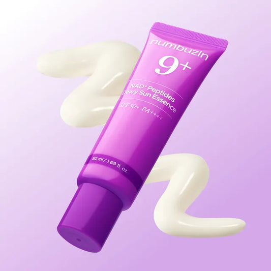 Numbuzin  No.9 NAD Peptides Dewy Sun Essence - 50ml | Discover skin care, face cream, lip gloss, sunscreen, and korean skin care products at Sapphire Beauty Booth— a trusted cosmetic shop near me and makeup store near me. | Sapphire Beauty Ghana | Same Day Delivery Available