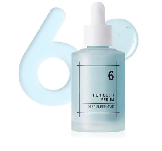 Numbuzin No. 6 Deep Sleep Mask Serum - 50ml | Discover skin care, face cream, lip gloss, sunscreen, and korean skin care products at Sapphire Beauty Booth— a trusted cosmetic shop near me and makeup store near me.