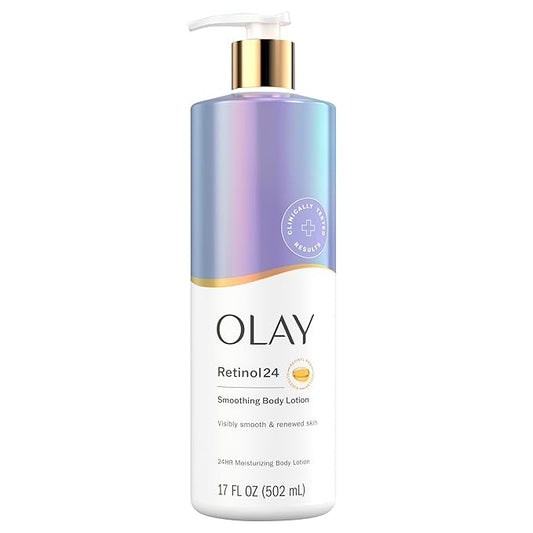 Olay Retinol Smoothing Body Lotion - 502ml | Discover skin care, face cream, lip gloss, sunscreen, and korean skin care products at Sapphire Beauty Booth— a trusted cosmetic shop near me and makeup store near me.