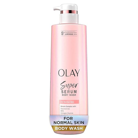 Olay Super Serum Body Wash - 547 ml | Discover skin care, face cream, lip gloss, sunscreen, and korean skin care products at Sapphire Beauty Booth— a trusted cosmetic shop near me and makeup store near me.
