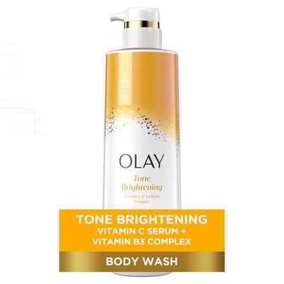 Olay Tone Brightening Vitamin C Body Wash - 20 fl oz (591ml) | Discover skin care, face cream, lip gloss, sunscreen, and korean skin care products at Sapphire Beauty Booth— a trusted cosmetic shop near me and makeup store near me. | Sapphire Beauty Ghana
