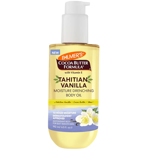 Palmer's Cocoa Butter Formula Body Oil, Moisture Drenching Tahitian Vanilla - 192 ml | Discover skin care, face cream, lip gloss, sunscreen, and korean skin care products at Sapphire Beauty Booth— a trusted cosmetic shop near me and makeup store near me. | Sapphire Beauty Ghana | Same Day Delivery Available