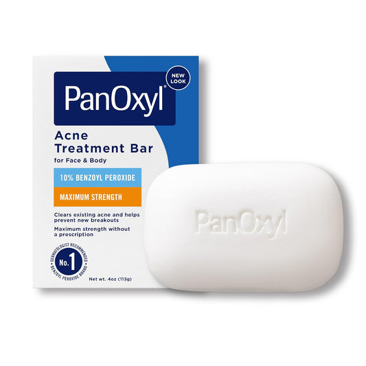 PanOxyl Acne Treatment Bar with 10% Benzoyl Peroxide - 4oz | Discover skin care, face cream, lip gloss, sunscreen, and korean skin care products at Sapphire Beauty Booth— a trusted cosmetic shop near me and makeup store near me.
