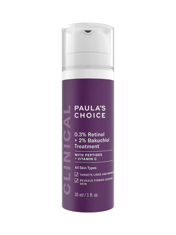 Paula's Choice Clinical 0.3% Retinol + 2% Bakuchiol Treatment - 30ml | Discover skin care, face cream, lip gloss, sunscreen, and korean skin care products at Sapphire Beauty Booth— a trusted cosmetic shop near me and makeup store near me.
