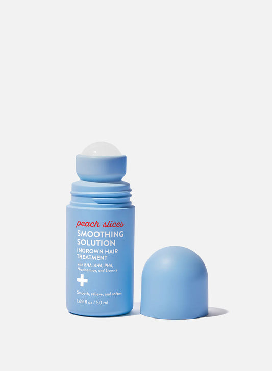 Peach Slices Smoothing Solution Ingrown Hair Treatment - 50ml | Discover skin care, face cream, lip gloss, sunscreen, and korean skin care products at Sapphire Beauty Booth— a trusted cosmetic shop near me and makeup store near me.