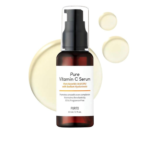 Purito Pure Vitamin C Serum - 60ml | Discover skin care, face cream, lip gloss, sunscreen, and korean skin care products at Sapphire Beauty Booth— a trusted cosmetic shop near me and makeup store near me.