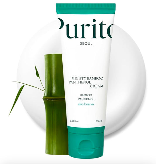 Purito Seoul Mighty Bamboo Panthenol Cream - 100ml | Discover skin care, face cream, lip gloss, sunscreen, and korean skin care products at Sapphire Beauty Booth— a trusted cosmetic shop near me and makeup store near me.