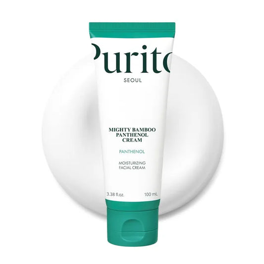 Purito Seoul Mighty Bamboo Panthenol Cream - 100ml | Discover skin care, face cream, lip gloss, sunscreen, and korean skin care products at Sapphire Beauty Booth— a trusted cosmetic shop near me and makeup store near me. | Sapphire Beauty Ghana | Same Day Delivery Available