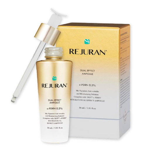 Rejuran Dual Effect Ampoule c-PDRN 0.5 - 30ml | Discover skin care, face cream, lip gloss, sunscreen, and korean skin care products at Sapphire Beauty Booth— a trusted cosmetic shop near me and makeup store near me. | Sapphire Beauty Ghana | Same Day Delivery Available

