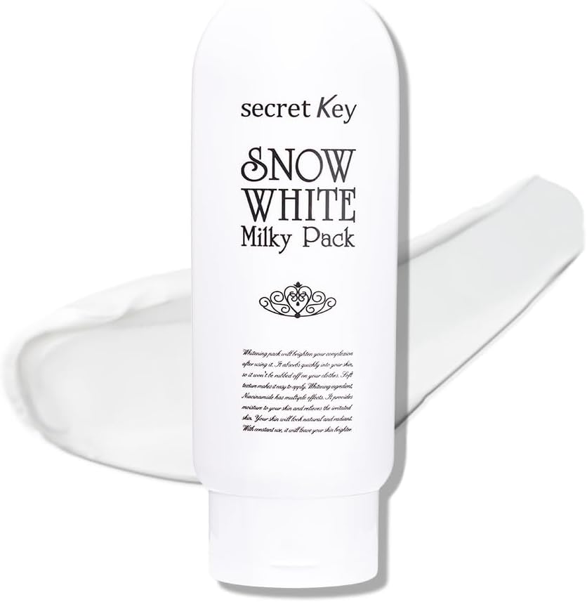 Secret Key - Snow White Milky Pack 2025 Version - 200g | Discover skin care, face cream, lip gloss, sunscreen, and korean skin care products at Sapphire Beauty Booth— a trusted cosmetic shop near me and makeup store near me.
| Sapphire Beauty Ghana