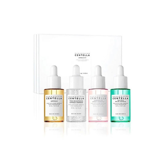 Skin1004 Madagascar Centella Ampoule Set - 4 Serums | Discover skin care, face cream, lip gloss, sunscreen, and korean skin care products at Sapphire Beauty Booth— a trusted cosmetic shop near me and makeup store near me.