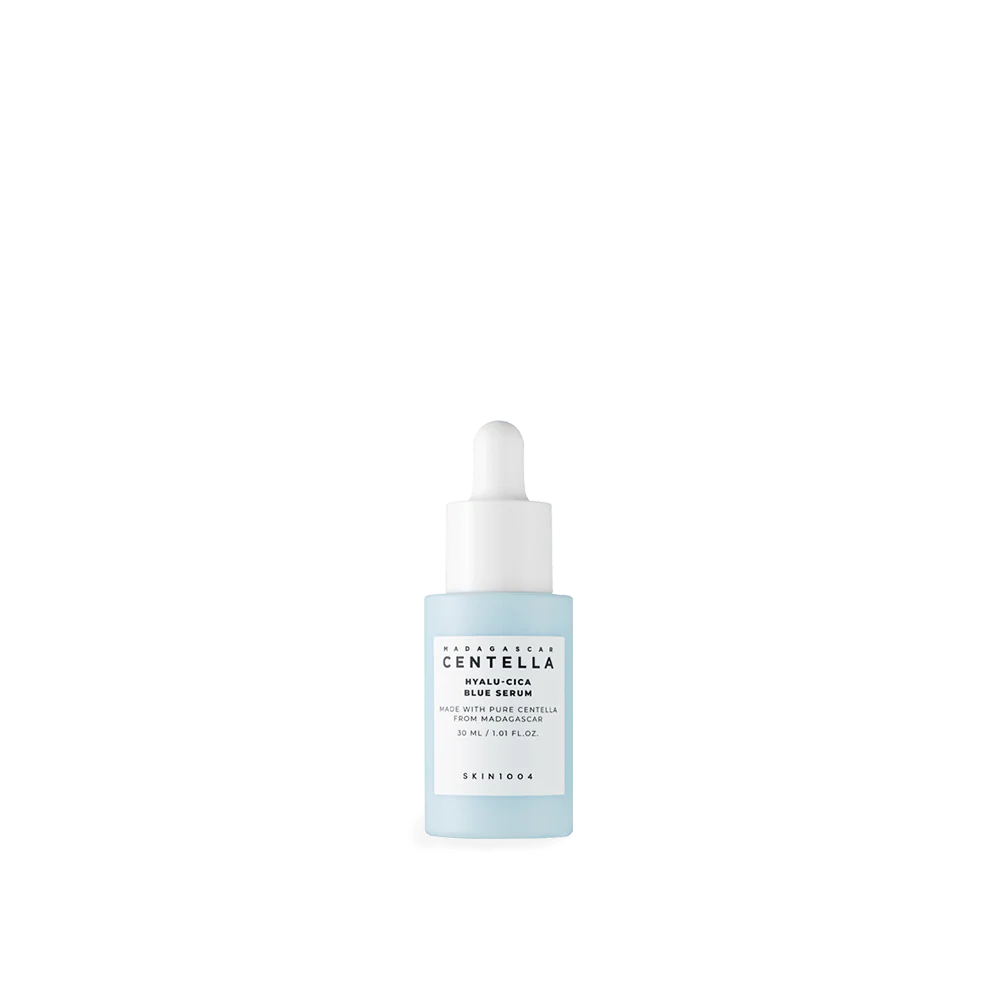 Skin1004 Madagascar Centella Hyalu-Cica Blue Serum - 30ml | Discover skin care, face cream, lip gloss, sunscreen, and korean skin care products at Sapphire Beauty Booth— a trusted cosmetic shop near me and makeup store near me.