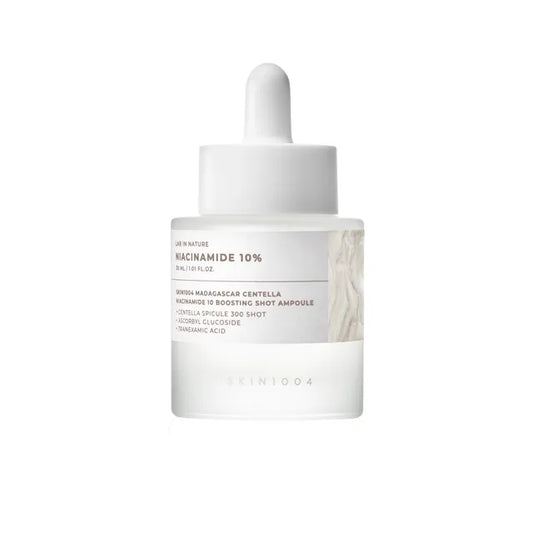 Skin1004 Madagascar Centella Niacinamide 10 Boosting Shot Ampoule - 30ml | Discover skin care, face cream, lip gloss, sunscreen, and korean skin care products at Sapphire Beauty Booth— a trusted cosmetic shop near me and makeup store near me.
