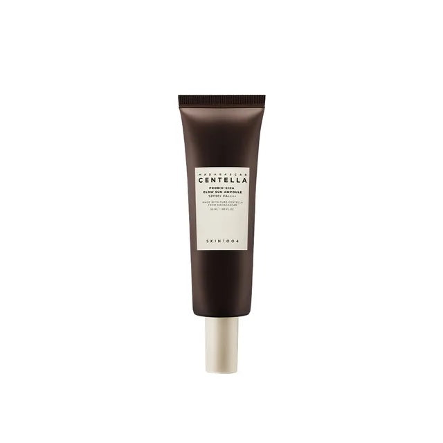 Skin1004 Madagascar Centella Probio-cica Glow Sun Ampoule - 50ml | Discover skin care, face cream, lip gloss, sunscreen, and korean skin care products at Sapphire Beauty Booth— a trusted cosmetic shop near me and makeup store near me.