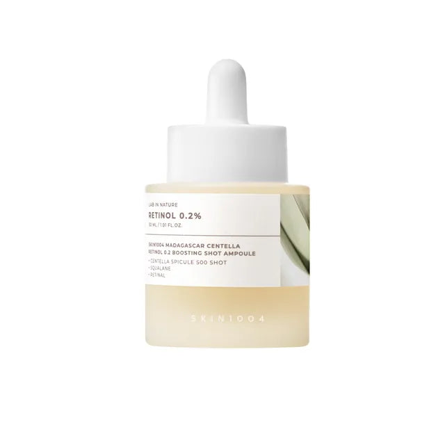 Skin1004 Madagascar Centella Retinol 0.2 Boosting Shot Ampoule - 30ml | Discover skin care, face cream, lip gloss, sunscreen, and korean skin care products at Sapphire Beauty Booth— a trusted cosmetic shop near me and makeup store near me.
