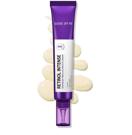 Some By Mi Retinol Intense Advanced Triple Action Eye Cream - 30ml | Discover skin care, face cream, lip gloss, sunscreen, and korean skin care products at Sapphire Beauty Booth— a trusted cosmetic shop near me and makeup store near me.
