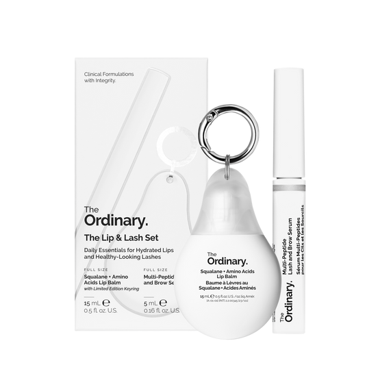 The Ordinary Lip & Lash Set | Discover skin care, face cream, lip gloss, sunscreen, and korean skin care products at Sapphire Beauty Booth— a trusted cosmetic shop near me and makeup store near me.