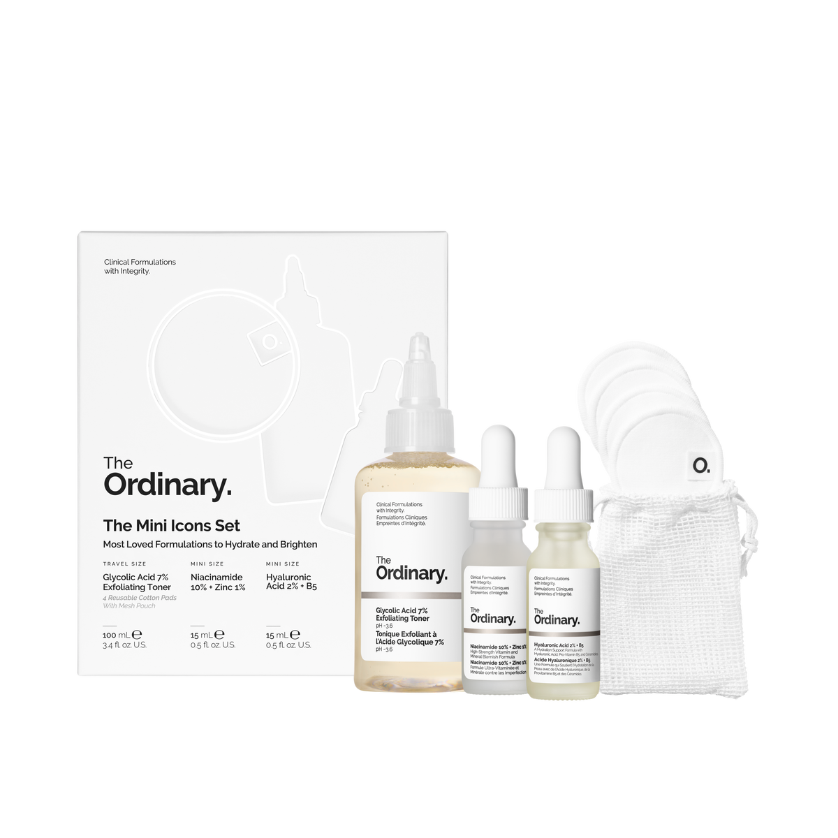The Ordinary Mini Icons Set | Discover skin care, face cream, lip gloss, sunscreen, and korean skin care products at Sapphire Beauty Booth— a trusted cosmetic shop near me and makeup store near me.