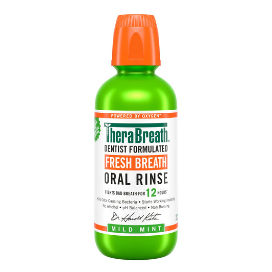 TheraBreath Fresh Breath Mouthwash Mild Mint Oral Rinse - 16fl oz | Discover skin care, face cream, lip gloss, sunscreen, and korean skin care products at Sapphire Beauty Booth— a trusted cosmetic shop near me and makeup store near me. | Sapphire Beauty Ghana
