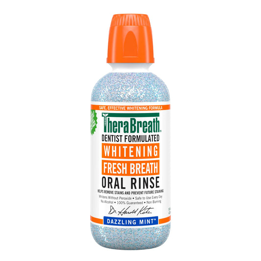 TheraBreath Whitening Mouthwash Dazzling Mint - 16fl oz | Discover skin care, face cream, lip gloss, sunscreen, and korean skin care products at Sapphire Beauty Booth— a trusted cosmetic shop near me and makeup store near me. | Sapphire Beauty Ghana
