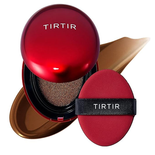 Tirtir Mask Fit Red Cushion - 47N Ebony | Discover skin care, face cream, lip gloss, sunscreen, and korean skin care products at Sapphire Beauty Booth— a trusted cosmetic shop near me and makeup store near me.