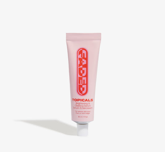 Topicals Faded Brightening and Clearing Serum - 30ml - Brightening Moisture Gel Cream, Anti-Blemish Body Lotion, skin moisturizer, dark spot correcting serum, needly daily toner pad, oil cleansers, moisturizing sunscreen, hand cream - Sapphire Beauty Booth