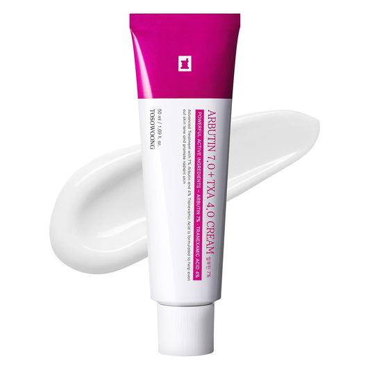 Tosowoong Arbutin 7% + Tranexamic Acid 4% Cream - 50ml | Discover skin care, face cream, lip gloss, sunscreen, and korean skin care products at Sapphire Beauty Booth— a trusted cosmetic shop near me and makeup store near me.
