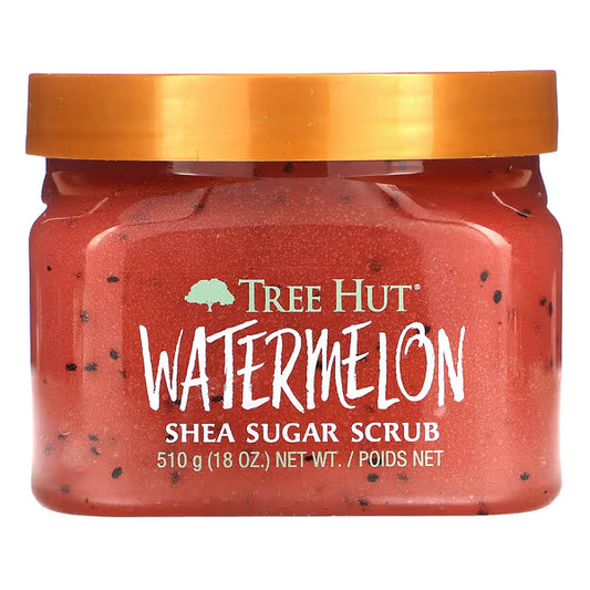 Tree Hut Watermelon Shea Sugar Scrub - 18oz | Discover skin care, face cream, lip gloss, sunscreen, and korean skin care products at Sapphire Beauty Booth— a trusted cosmetic shop near me and makeup store near me.